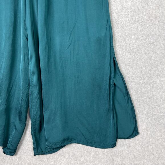 Anthropologie Teal Juniper Sleeveless Wide Leg Jumpsuit Size Medium - Picture 7 of 12